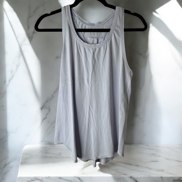 Lululemon Tank Blue Size 6 Racerback Womens Yoga Activewear Shirt Women's - Picture 1 of 2